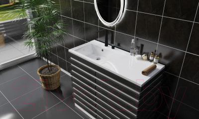 Умывальник ANDREA Cosmos 110 LH (с кронштейном)