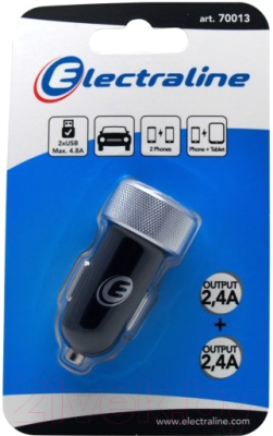 Адаптер питания автомобильный Electraline 70013