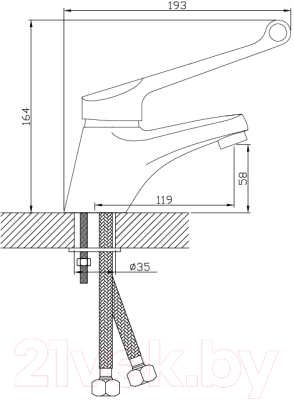 Смеситель Diadonna D80-110126