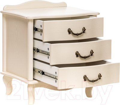 Прикроватная тумба Импэкс Джульетта 3 ящика (дуб шампань)