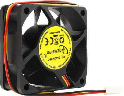 Вентилятор для корпуса Gembird D6025SM-3 - фото