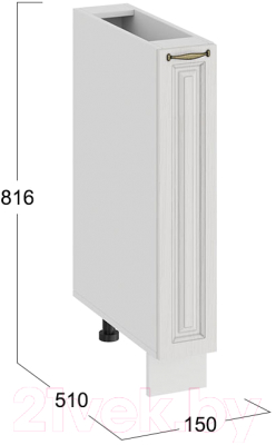 Шкаф карго ТриЯ Лина 1Н15К (белый)