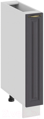 Шкаф карго ТриЯ Лина 1Н15К (белый/графит) - фото