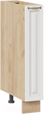 Шкаф карго ТриЯ Лина 1Н15К (дуб крафт золотой/белый) - фото
