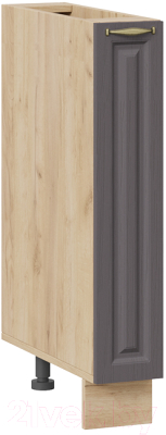 Шкаф карго ТриЯ Лина 1Н15К (дуб крафт золотой/графит) - фото