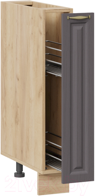 Шкаф карго ТриЯ Лина 1Н15К (дуб крафт золотой/графит)