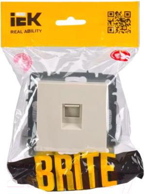 Розетка IEK BR-K10-1-K10