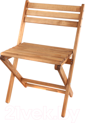 Стул складной Dyatel Раскладной (цвет дуб) - фото