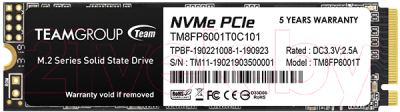 SSD диск Team MP33 1TB (TM8FP6001T0C101) - фото