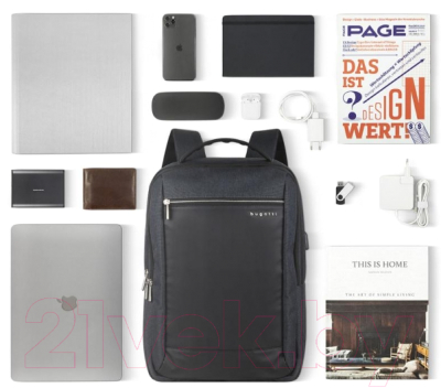 Рюкзак Bugatti Sera 15'' / 49630013 (антрацитовый)