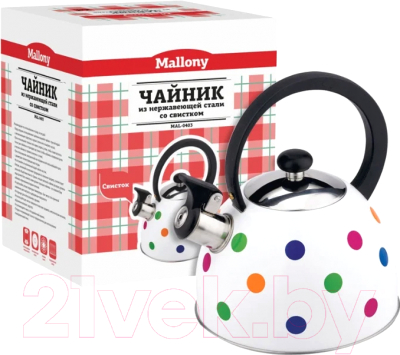 Чайник со свистком Mallony M985607