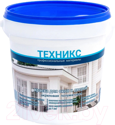 Краска Техникс ВД-АК-1УМ Для окон и дверей - фото