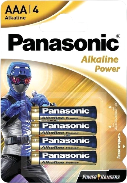 Комплект батареек Panasonic LR03REB/4BPRPR - фото