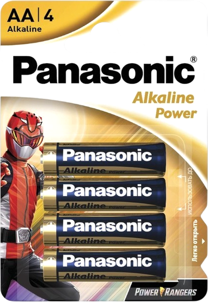 Комплект батареек Panasonic LR6REB/4BPRPR - фото