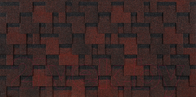 Черепица Docke Pie Eurasia Лабиринт Красный / ZRKP-1114 - фото