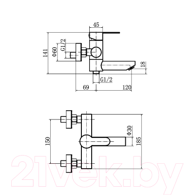 Смеситель Fashun A53001-8