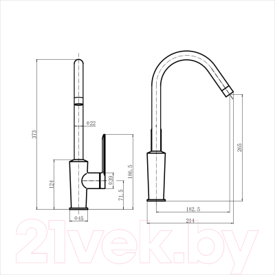 Смеситель Fashun A54025-17