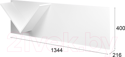 Полка Involux Лаура 171P004 левый