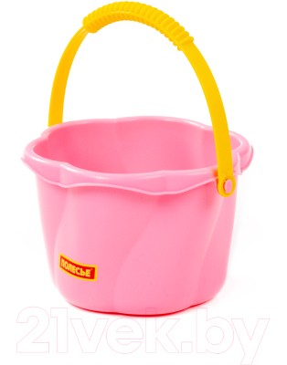 Ведерко для игры в песочнице Полесье Ведро-цветок / 94193 - фото