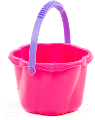 Ведерко для игры в песочнице Полесье Ведро-цветок / 94193