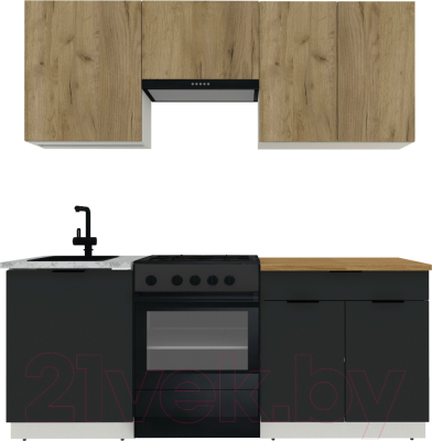 Готовая кухня ВерсоМебель Эко-1 1.9 - фото