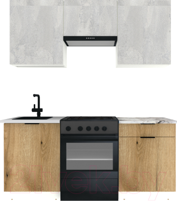 Готовая кухня ВерсоМебель Эко-1 1.7 - фото