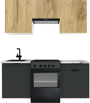 Готовая кухня ВерсоМебель Эко-1 1.7 - фото