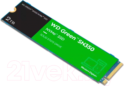SSD диск Western Digital Green NVMe 2TB (WDS200T3G0C)