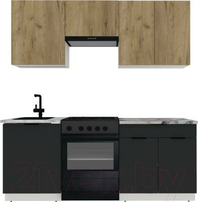 Готовая кухня ВерсоМебель Эко-1 1.9 - фото