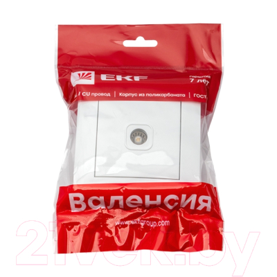 Розетка EKF PROxima Валенсия / EWA00-027-10