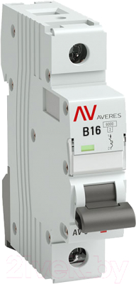 Выключатель автоматический EKF Averes AV-6 1P 16A (B) 6kA / mcb6-1-16B-av - фото