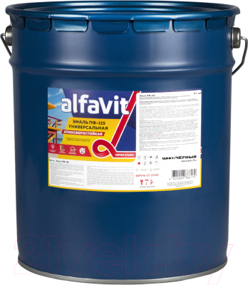 Эмаль Alfavit ПФ-115 - фото