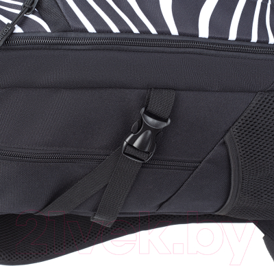 Школьный рюкзак Torber Class X Зебра / T9355-22-ZEB (черный/белый)