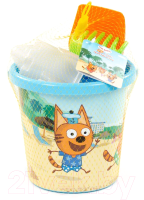 Набор игрушек для песочницы Полесье Три кота и море приключений №6 / 91956