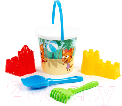 Набор игрушек для песочницы Полесье Три кота и море приключений №6 / 91956