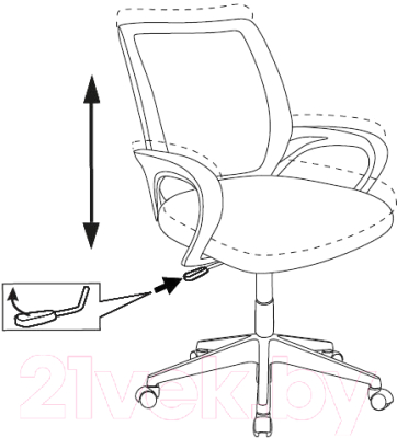 Кресло детское Бюрократ Burokids 1 / 1687098