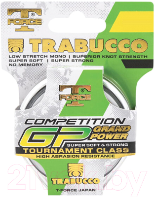 Леска монофильная Trabucco T-Force Competition Gp Grand Power 0.10мм 50м / 052-73-100 - фото