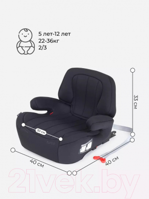 Автокресло Rant Turbo Isofix Active Line / AY313 (черный)
