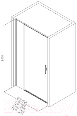 Душевая дверь Allen Brau Priority 3.31038.BA / 294067