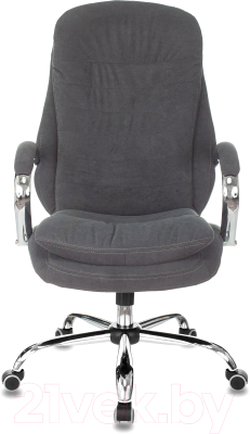 Кресло офисное Бюрократ Fabric T-9950SL (серый Alfa 44/хром)