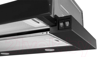 Вытяжка телескопическая Konigin Rebus Black 60 (черный)