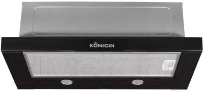 Вытяжка телескопическая Konigin Rebus Black 60 (черный)