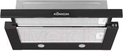 Вытяжка телескопическая Konigin Rebus Black 60 (черный)