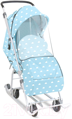 Санки-коляска Ника Наши детки 3-1К / НДТ3-1К/2 - фото