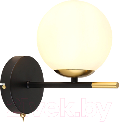 Бра Arte Lamp Alcor A2224AP-1BK - фото