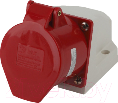 Розетка ЭРА 125 3Р+РЕ+N 32А 380В IP44 / Б0032879 - фото