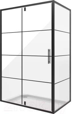 Душевой уголок Niagara Nova NG-0220-08 Black 120x80 - фото