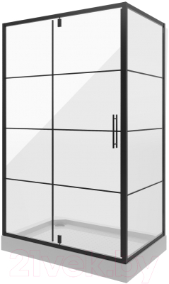 Душевой уголок Niagara Nova NG-0220-08 Black 120x80