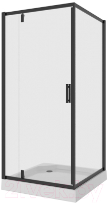 Душевой уголок Niagara Nova NG-6801-08 BLACK 90x90 - фото