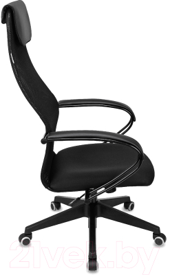 Кресло офисное Бюрократ CH-607 (черный TW-01/сетка)